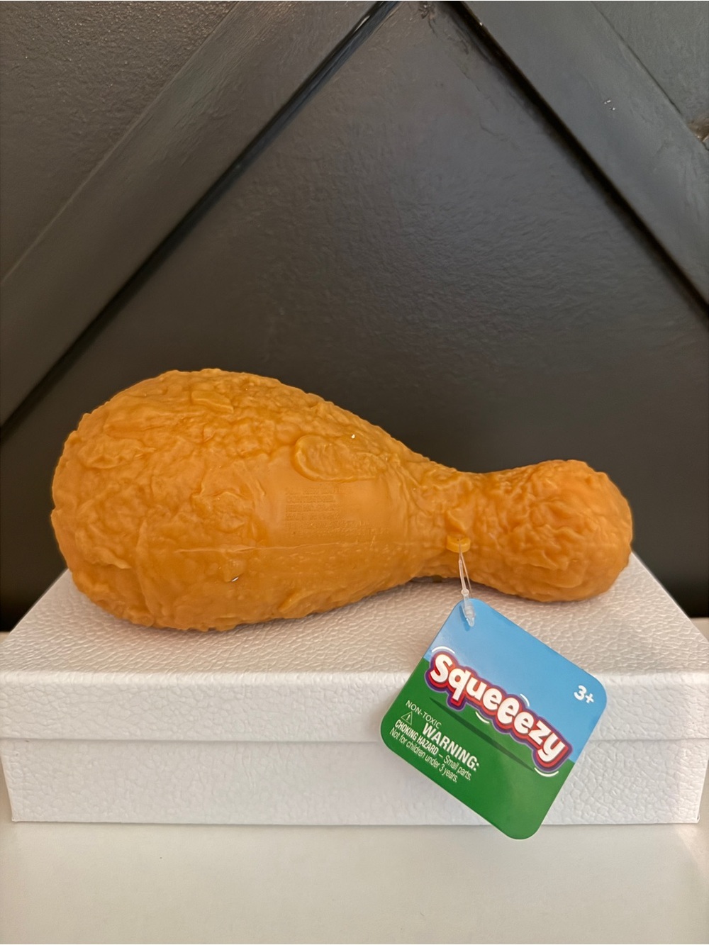 Squeezy Large Chicken Drumstick Toy